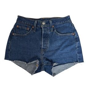 Levi's Dark Blue Jean Shorts